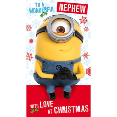 Nephew Minions Christmas Card £2.10